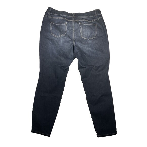 Lane Bryant Jeans Women’s SZ‎ 20 42"x30" Skinny  Stretch Tighter Tummy Tech - Picture 4 of 9